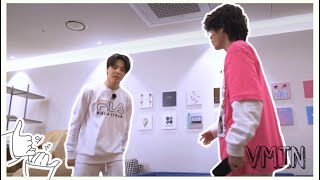 VMIN singing quotFRIENDSquot in Run BTS [upl. by Voe540]