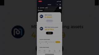 how to MDX coins stake on MDX Exchange [upl. by Sall]