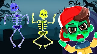 Skeleton Dances 🦴💀 Comy Zomy Kids Songs [upl. by Guod589]