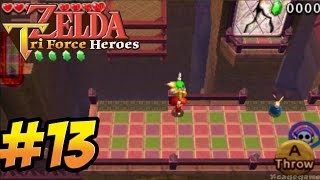 The Legend of Zelda Triforce Heroes  Gameplay Walkthrough Part 13   3DS [upl. by Eugenius]