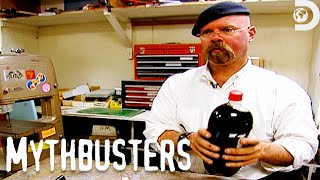 Diet Coke amp Mentos Experiment  MythBusters  Discovery [upl. by Lait]