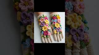 Beautiful and unique crochet gloves ideas by AIcrochet glovescrochet ideasAiCrochetIdeas [upl. by Auqeenwahs]