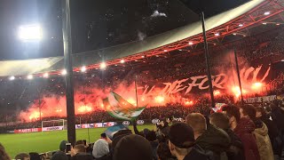 Sfeeractie Feyenoord  BSC Young Boys vanaf vak W [upl. by Surat721]