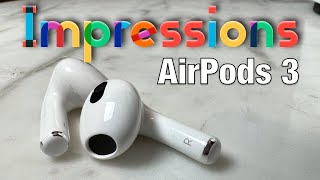 Apple AirPods 3  An audiophile’s take [upl. by Clayton676]