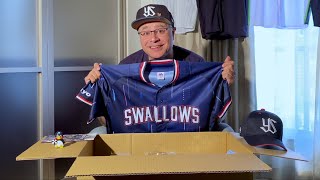 Tokyo Yakult Swallows Merchandise Unboxing 2020 Swallows Crew Platinum Crew Goods [upl. by Kisor561]