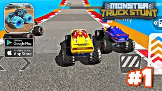 Car Games Monster Truck Stunt Gameplay  Android iOS  monstertruckstunt [upl. by Angelia]