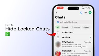 How to Find Hidden Locked Chats on WhatsApp [upl. by Boyer]