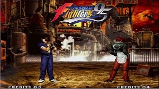 The King of Fighters 95  Team Japan Playthrough [upl. by Aisauqal]