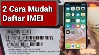 2 CARA DAFTAR IMEI BEA CUKAI DAN PERSYARATANNYA [upl. by Ecinad725]