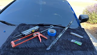 How To Install RSX Windshield Molding [upl. by Nov]