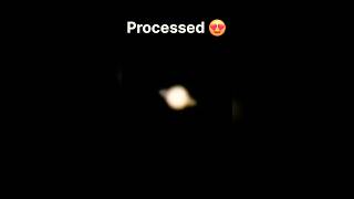 Capturing the Saturn Through my Homemade Telescope🪐🔭 Capturing saturn telescope astrophotography [upl. by Pomcroy]