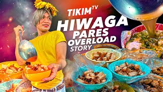 HIWAGA PARES OVERLOAD Copycat nga ba kay DIWATA Pares  Quezon City Stree Food  TIKIM TV [upl. by Nayve]