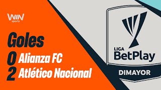 Alianza FC vs Nacional goles  Liga BetPlay Dimayor 2024 2  Fecha 1 [upl. by Dickens]