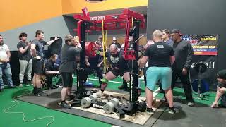 Tyler Butcher 1152lbs ATWR Single Ply Squat [upl. by Ally]