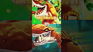 Meltdown VS Atomic Shark  Hungry Shark world hungrysharkworld [upl. by Llerroj]