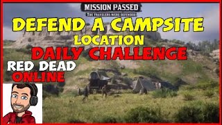 EASY NEW defend a campsite Daily challenge Rdr2 Online red dead redemption 2 [upl. by Adnohsor117]