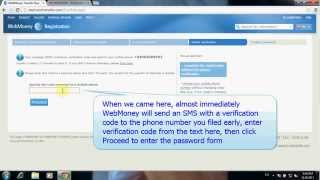 How To Sign Up For A Webmoney Account 2014 [upl. by Marvel]