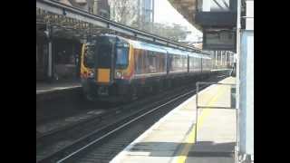 RARE High Capacity Class 4505 450554 Desiro at Basingstoke Railway Station 1342012 [upl. by Eenehs]