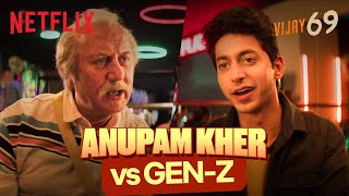 Anupam Kher amp Mihir Ahuja EPIC CLASH Battle 🔥  Vijay 69  Netflix India [upl. by Kippy]