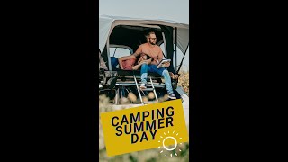 Sommertag im Dachzelt  Mikroabenteuer Inspiration  Lazy Camping [upl. by Noraf]