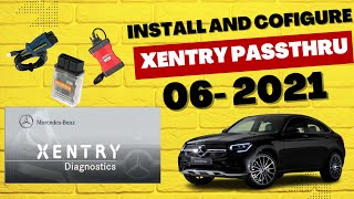 How to install and configure Mercedes Benz Xentry Passthru 06 2021 [upl. by Azral]