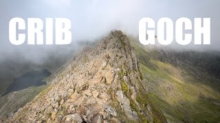 Crib Goch to Snowden  My Most Terrifying Hike [upl. by Enirehtahc]