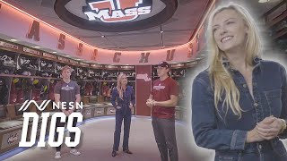 Taylor Makar and Scott Morrow give us an exclusive look inside Mullins Arena at UMass [upl. by Tate]