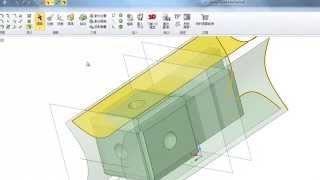 Designspark Mechanical V2 第六課  鏡像草圖劃分主體 [upl. by Norby438]