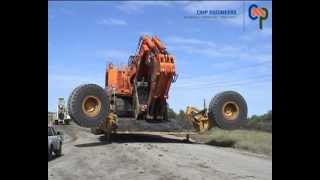 SW300 Swing Wheel Low Loader  OpenClose Procedure [upl. by Cuyler]