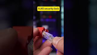 RJ45 Security Lock  Important tools for RJ45 Internet Cable equiinet tech [upl. by Haraj]