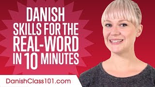 Danish Skills for the RealWord Spoken Danish Practice [upl. by Aufmann]