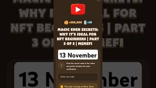 MAGIC EDEN SECRETS WHY ITS IDEAL FOR NFT BEGINNERS  PART 3 OF 5  MEMEFI [upl. by Aurelie]