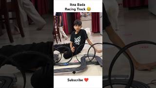 Itna Bada Racing Track 😂 shorts thepiyushshorts souravjvlogs piyushjocgaming trending [upl. by Nannaihr]