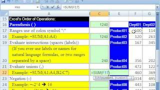 Highline Excel Class 24 Order Of Precedents [upl. by Citron]