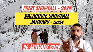 Dalhousie Snowfall in January 2024  Live Snowfall in Dalhousie  Snowfall in Dalhousie in January [upl. by Olenta]