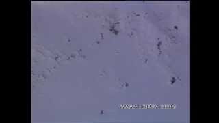 Worlds Worst Ski Crash  Garrett Bartelt Back Country Alaska [upl. by Erdnoid]