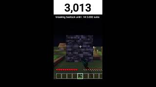 Breaking Bedrock until i hit 3000 subs [upl. by Letch965]