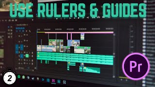 Premiere Pro  How To Use Rulers amp Guides [upl. by Lakim]