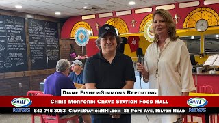 WHHI NEWS  Chris Morford Crave Station Food Hall  Diane FisherSimmons On Location  WHHITV [upl. by Ecylla]