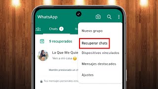 ✅ Como RECUPERAR conversaciones BORRADAS de WhatsApp 2024 Tutorial para recuperar Chats ELIMINADOS [upl. by Ahsiela]