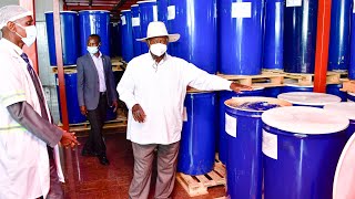 President Museveni commissions Kike Tropical Fruit 🥭processing factory in Kakooge Nakasongola [upl. by Alac338]