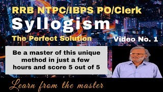 How to solve syllogism problems easily  Basic Principles  DOMYMATHS  SBI PO  IBPS PO [upl. by Arabela928]