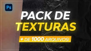 Pack de TEXTURAS GRÃTIS para PHOTOSHOP e DESIGN   de 1000 arquivos [upl. by Pren793]