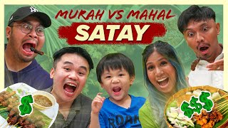 THE MOST EXPENSIVE SATAY  Murah Vs Mahal [upl. by Dunning]