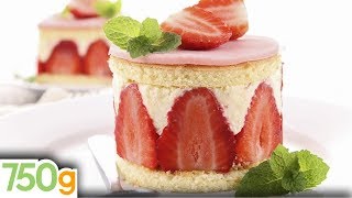 Recette de Fraisier inratable  750g [upl. by Theodor]