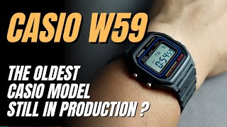 Older than the F91W  CASIO W59 Review [upl. by Andras]