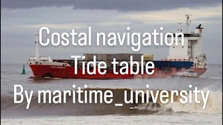 Costal navigation tide tables Persian language part1 [upl. by Aidyl]