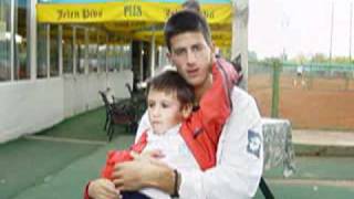 Djordje and Novak Djokovic at age of 13 EXCLUSIVE Singing ne spavaj mala moja [upl. by Evonne]