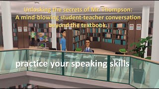 A mindblowing studentteacher conversation beyond the textbook animated cartoon [upl. by Akerdna]