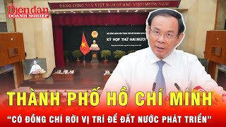 Tinh gọn bộ máy ở TPHồ Chí Minh ý nghĩa khi có đồng chí rời vị trí  Tin tức 24h [upl. by Askari]